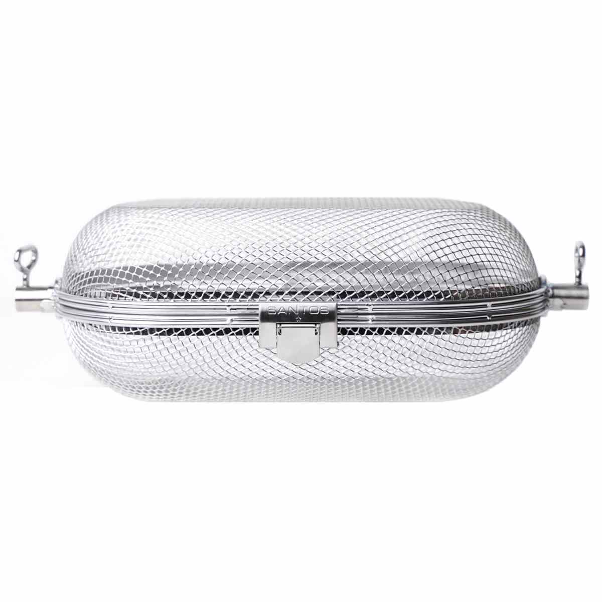 Dreiespidd-kurv rustfritt stål for rotisserie - SANTOS forfra