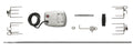 Dreiespidd for LEX605 LEX730 PRO605 trekull rustfritt stål front