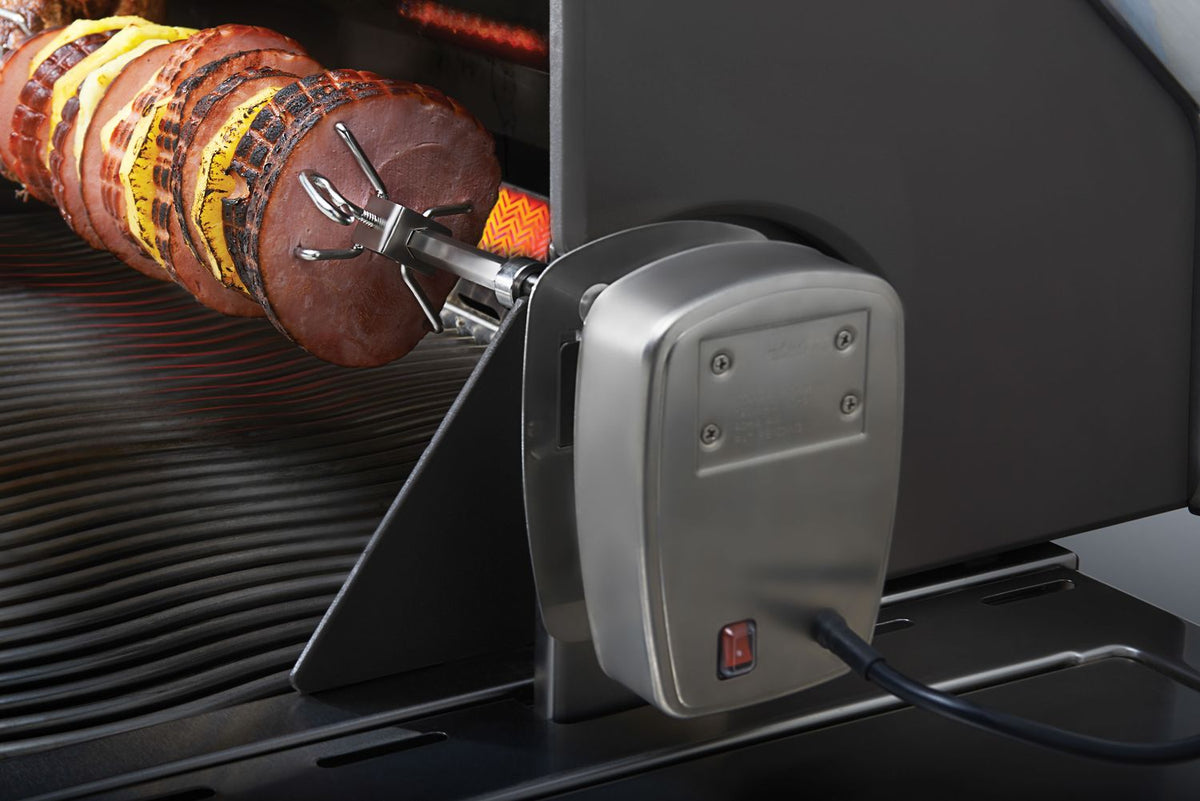 Montert Dreiespidd for LEX605 LEX730 PRO605 trekull rustfritt stål på grill
