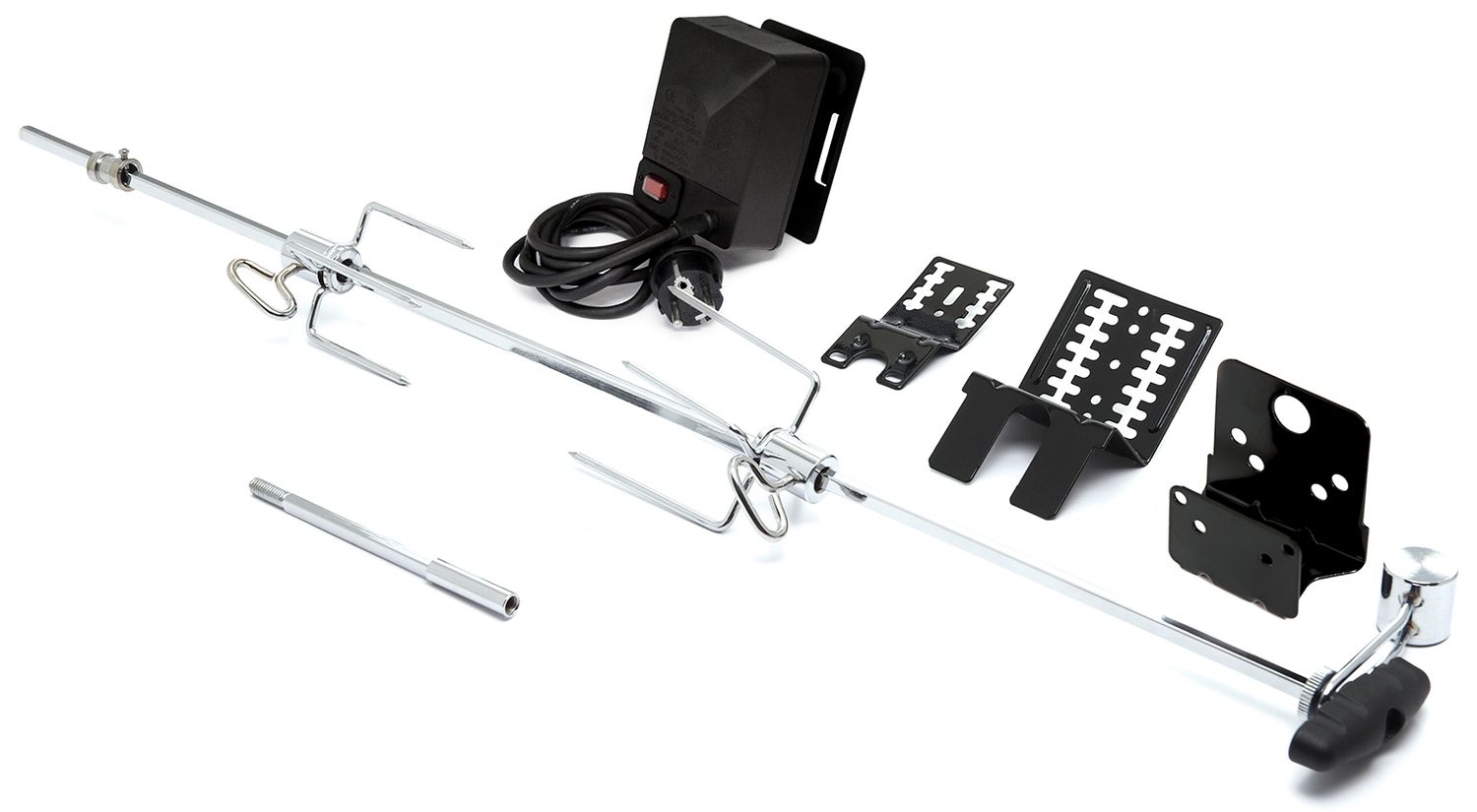 Dreiespidd-sett med elektromotor 100 cm - Broil King forfra