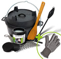 Dutch oven 04 startsett 3,8 liter støpejern - Outdoorchef forfra