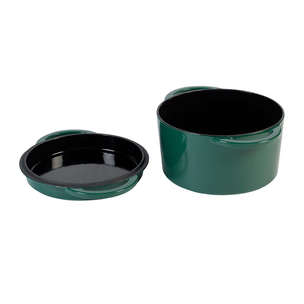Dutch oven 4 liter rund emaljert - Big Green Egg detaljbilde