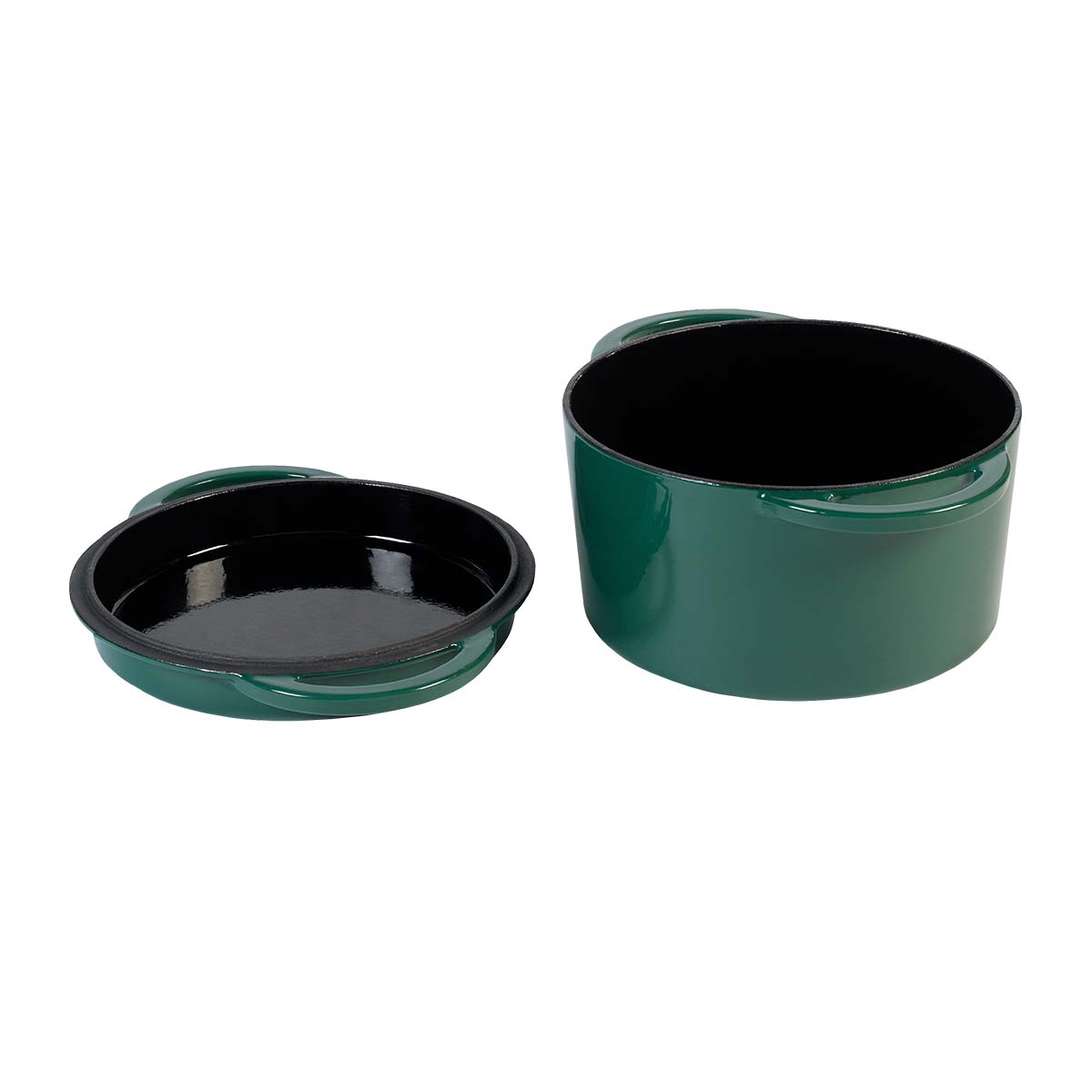 Dutch oven 4 liter rund emaljert - Big Green Egg detaljbilde