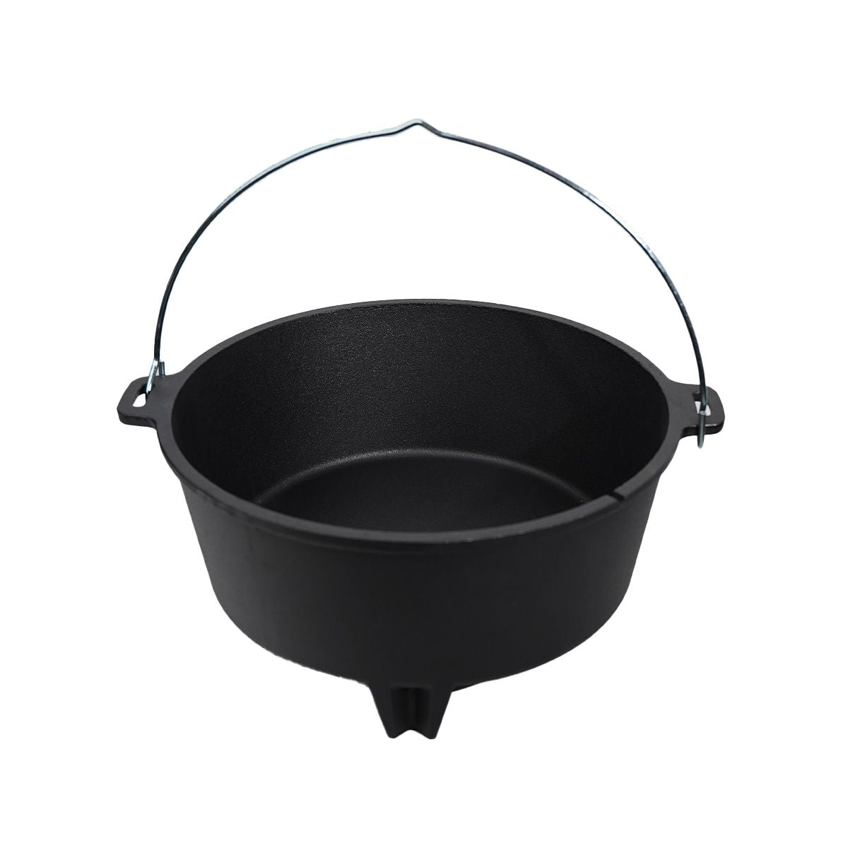 Dutch oven 9 qt med føtter Safe Stand Edition - SANTOS montert på grill