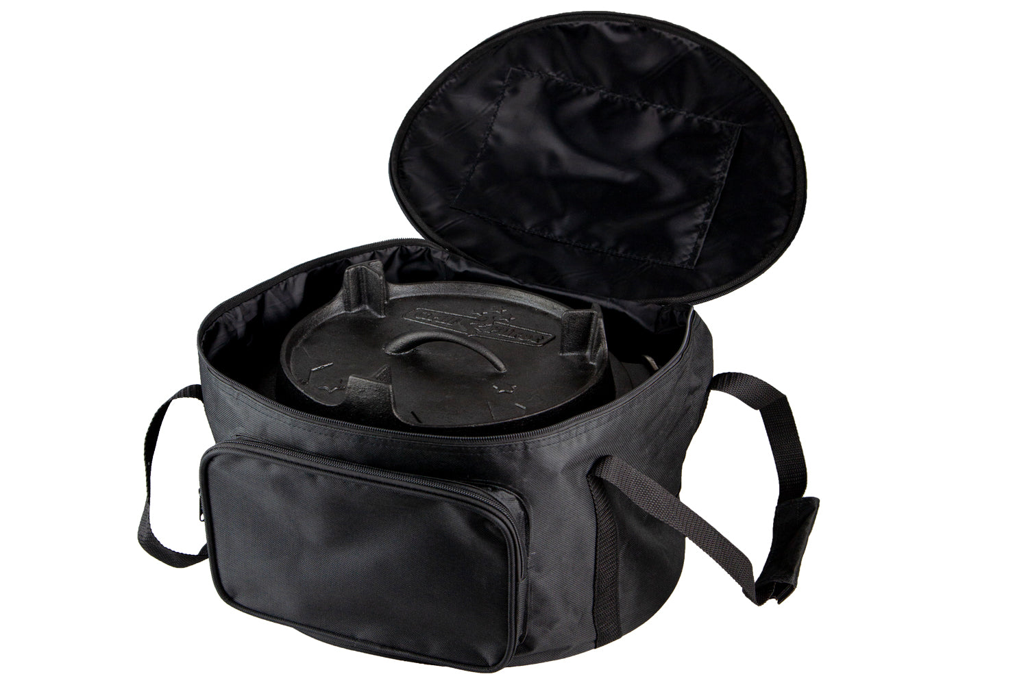 Detalj av Dutch oven bæreveske for DO20 48 cm - Grillfürst med glidelås