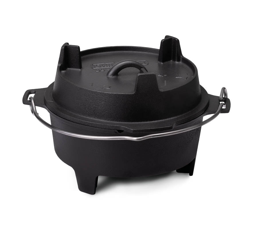 Dutch oven BBQ Edition DO12 emaljert støpejern bakside