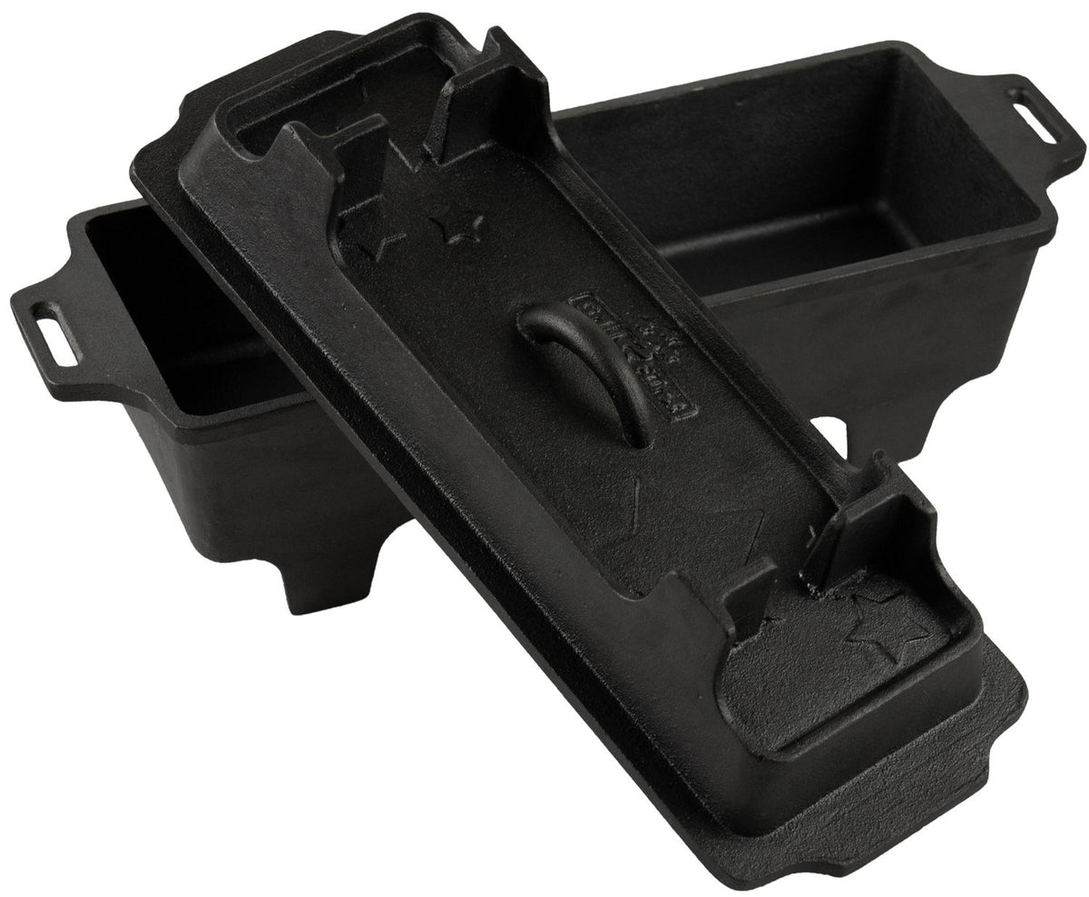 Dutch oven BK4 brødform støpejern sett fra siden