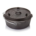 Dutch oven ft6-t uten føtter 5,5 L støpejern Petromax forfra