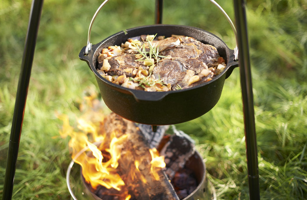 Dutch oven ft6-t uten føtter 5,5 L støpejern Petromax lokk som stekepanne