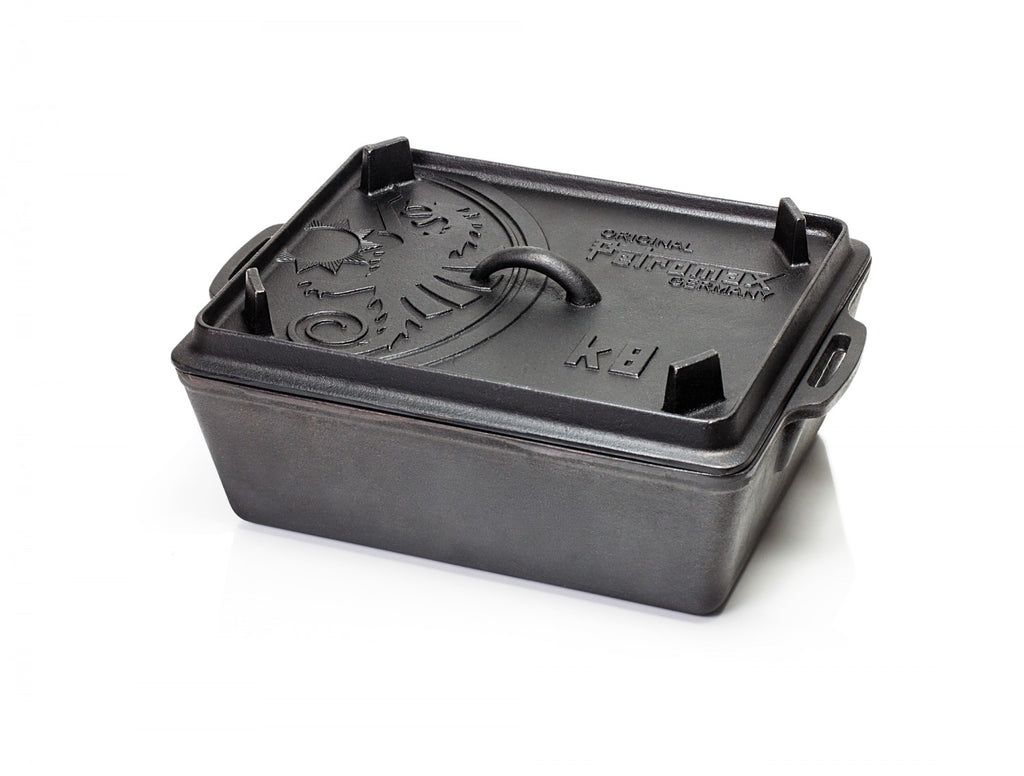 Dutch oven kasseform K8 støpejern front