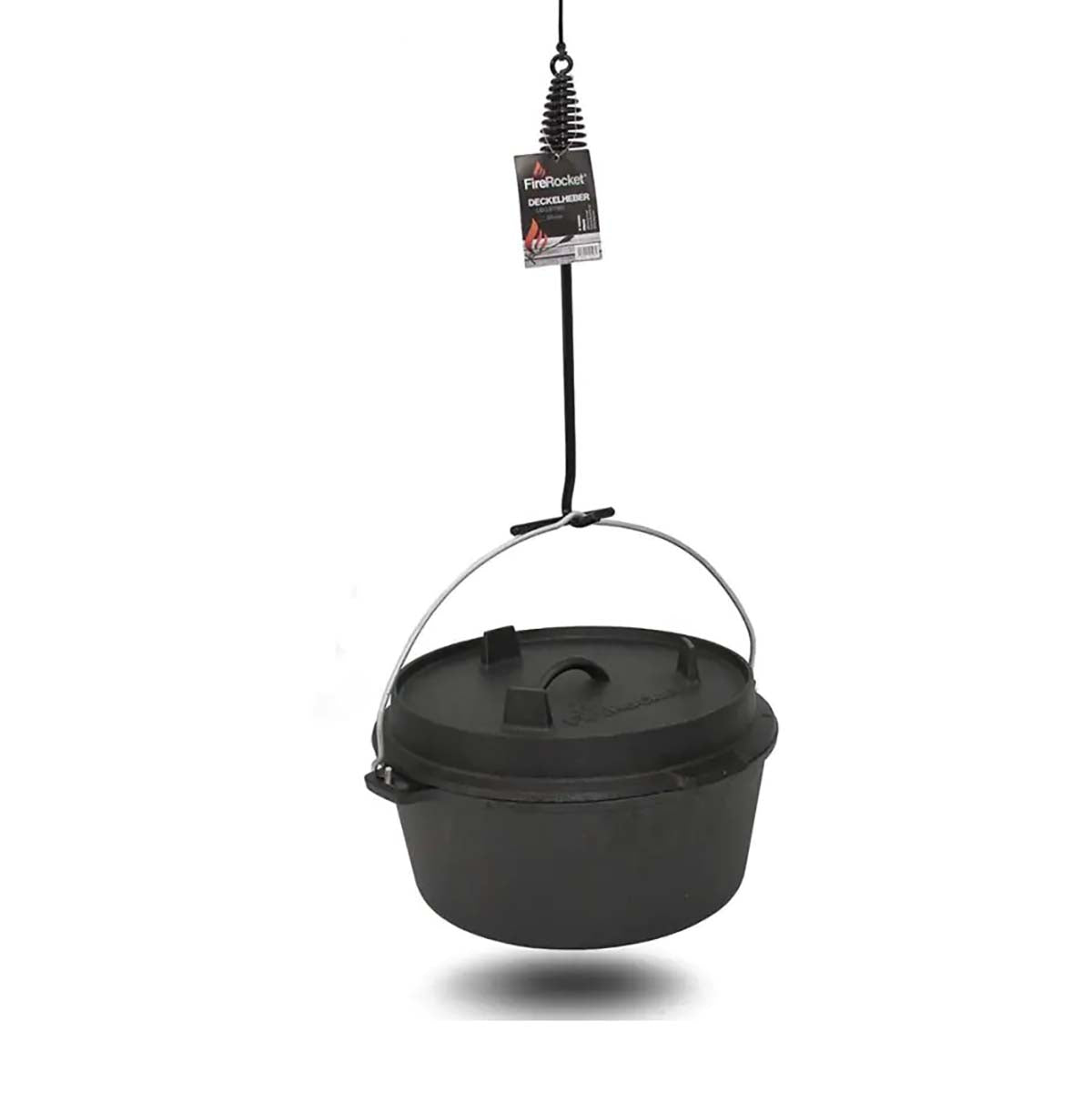 Dutch oven lokkløfter 35 cm - FireRocket bakside