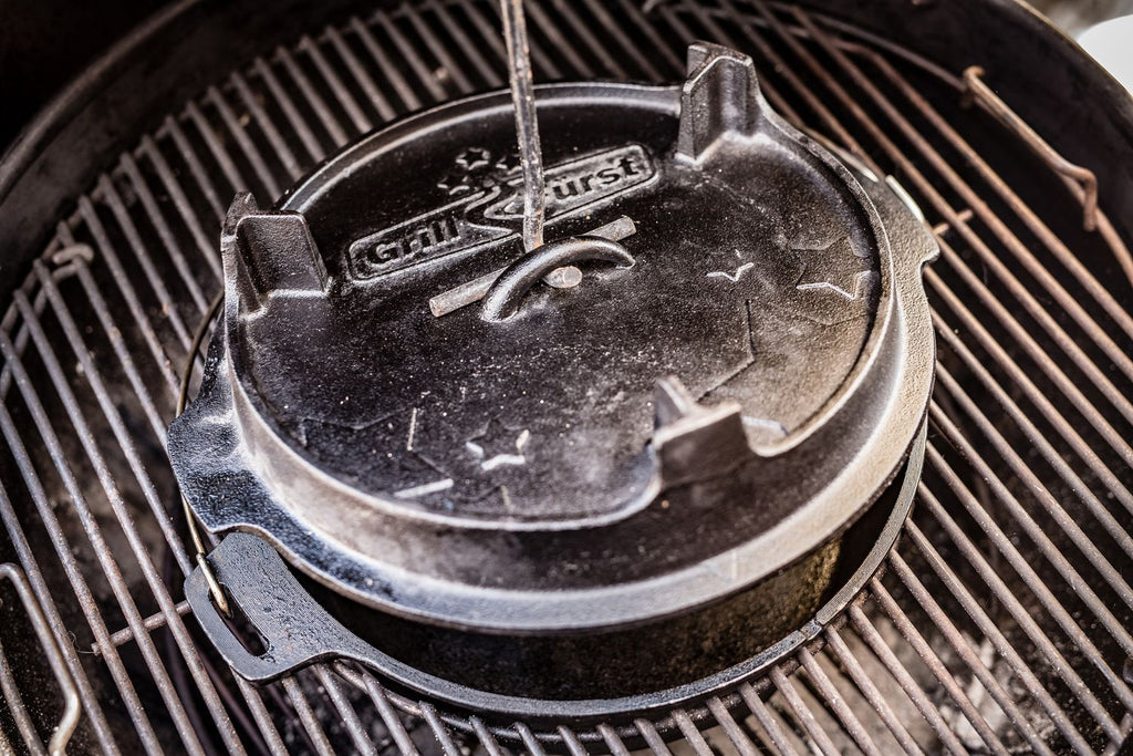 Detaljbilde av Dutch oven lokkløfter 35 cm stål - Grillfürst
