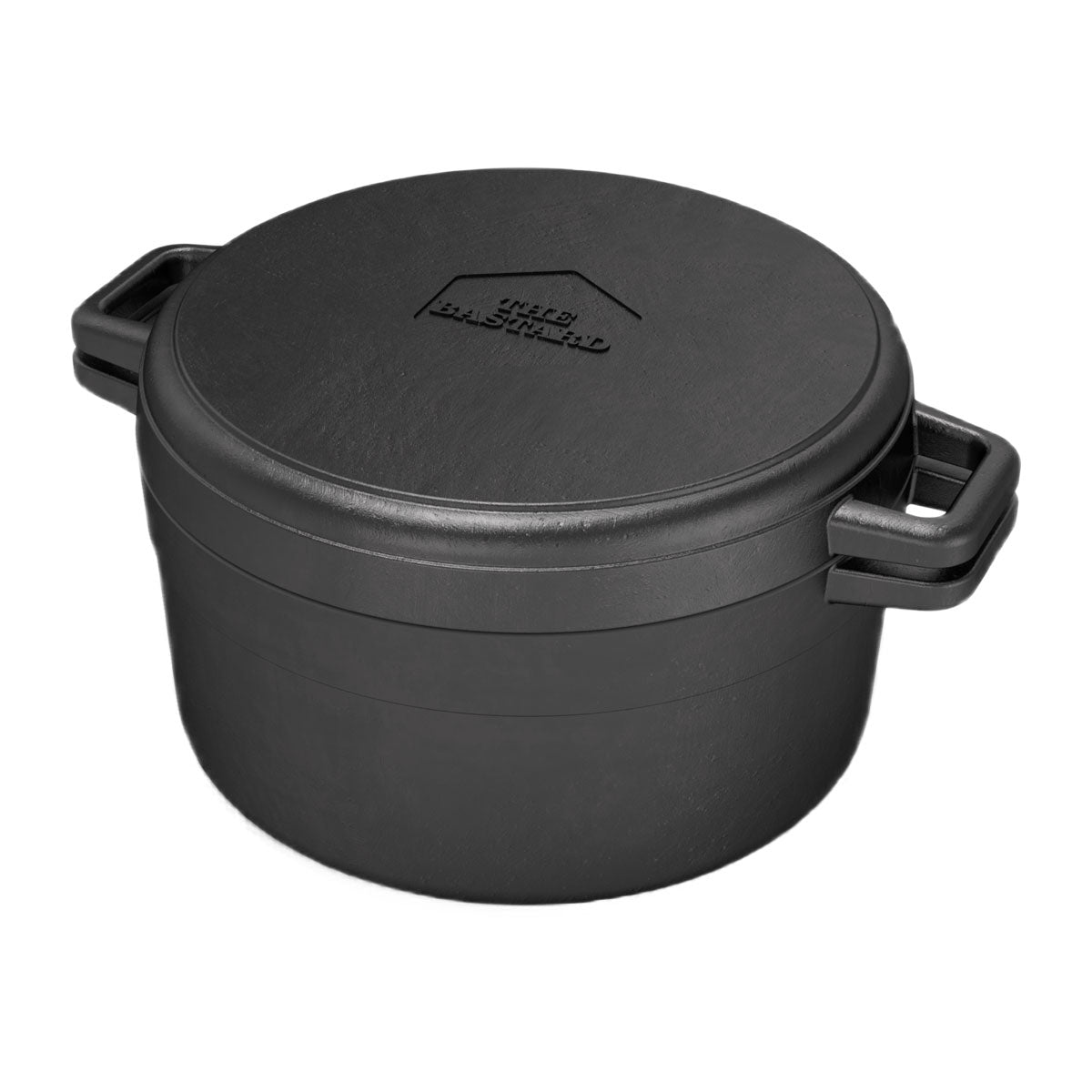 Dutch oven Medium 24 cm støpejern - The Bastard sett forfra