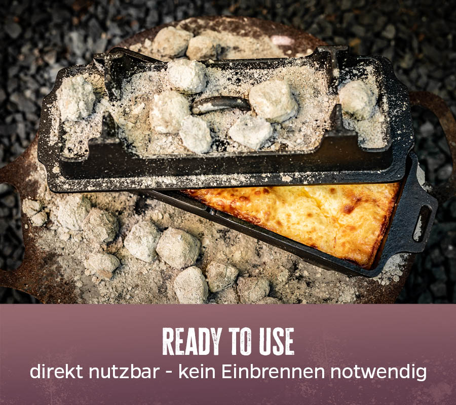 Dutch oven sett BBQ brødform BK4 med bæreveske - Grillfürst