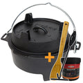 Dutch oven sett BBQ Edition DO4 emaljert forfra