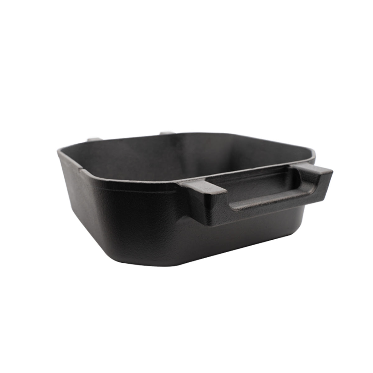 Dutch oven Square 10 qt uten føtter støpejern 9,5 l bruk på grillrist