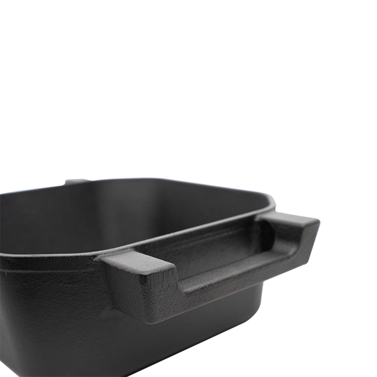 Bruk av Dutch oven Square 7 qt uten føtter støpejern 6,5 l - SANTOS som grillpanne