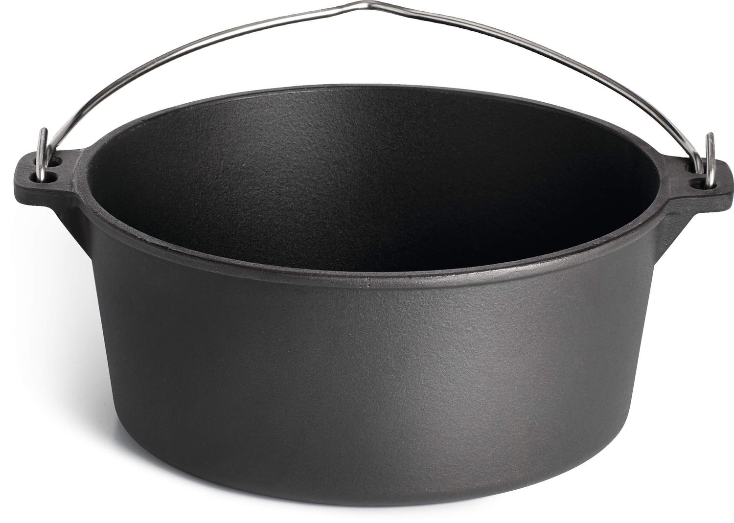 Dutch oven støpejern 24 cm med lokk 4,5 liter Napoleon detalj lokk