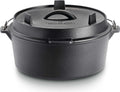 Dutch oven støpejern Ø 28 cm 6 liter med lokk - Napoleon forfra