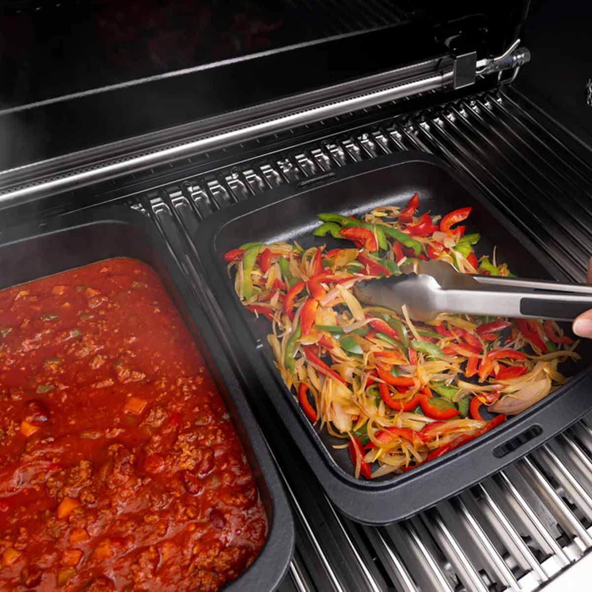 Dutch oven støpejern - Broil King nærbilde av håndtak