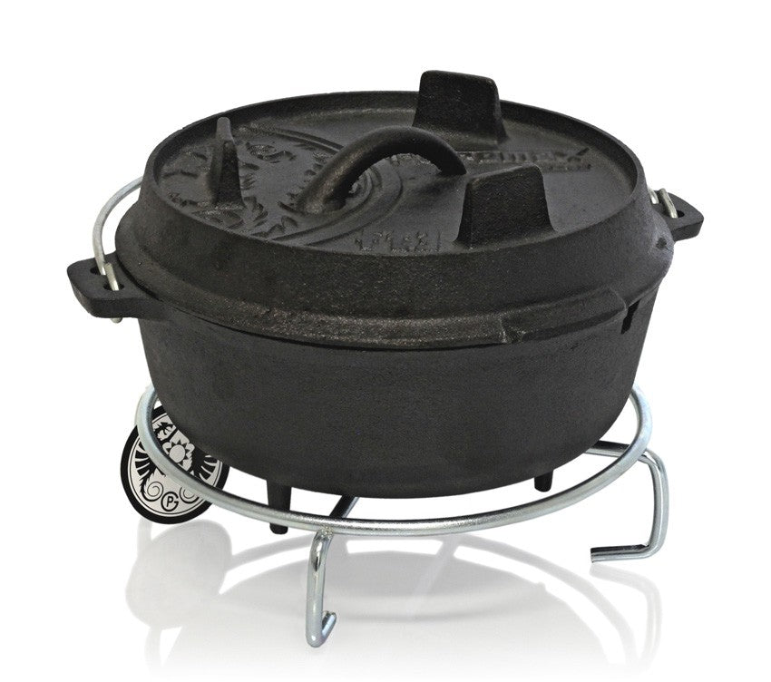 Detalj av Dutch oven varmeunderlag 20 cm galvanisert stål Petromax