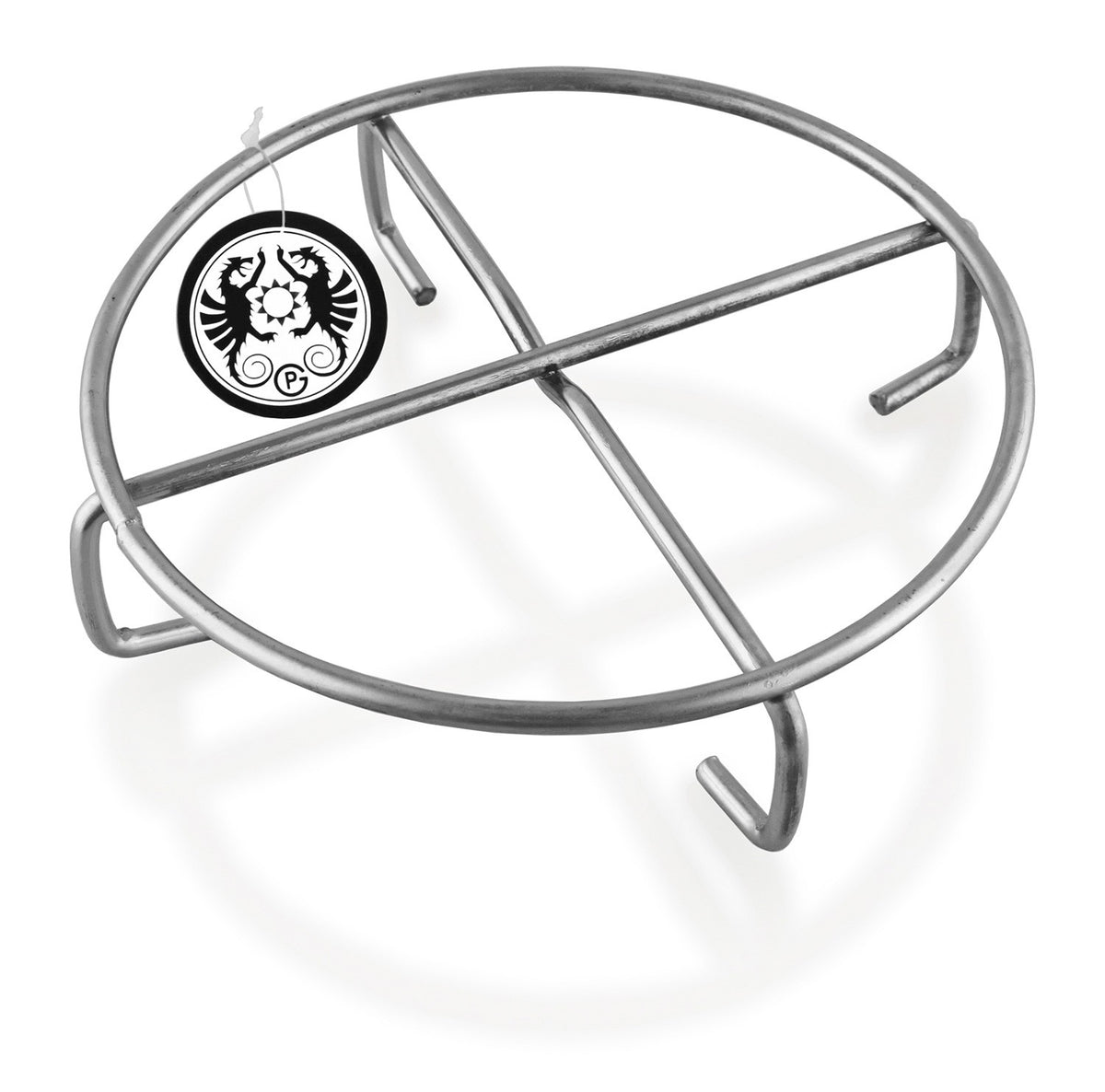 Dutch oven varmeunderlag 20 cm galvanisert stål Petromax forfra