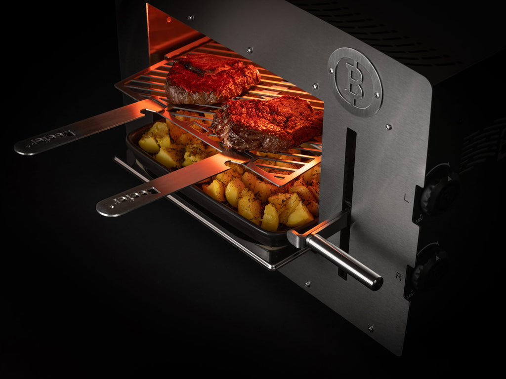 E-Beefer XL Indoor elektrisk ovnsgrill 800°C bakside