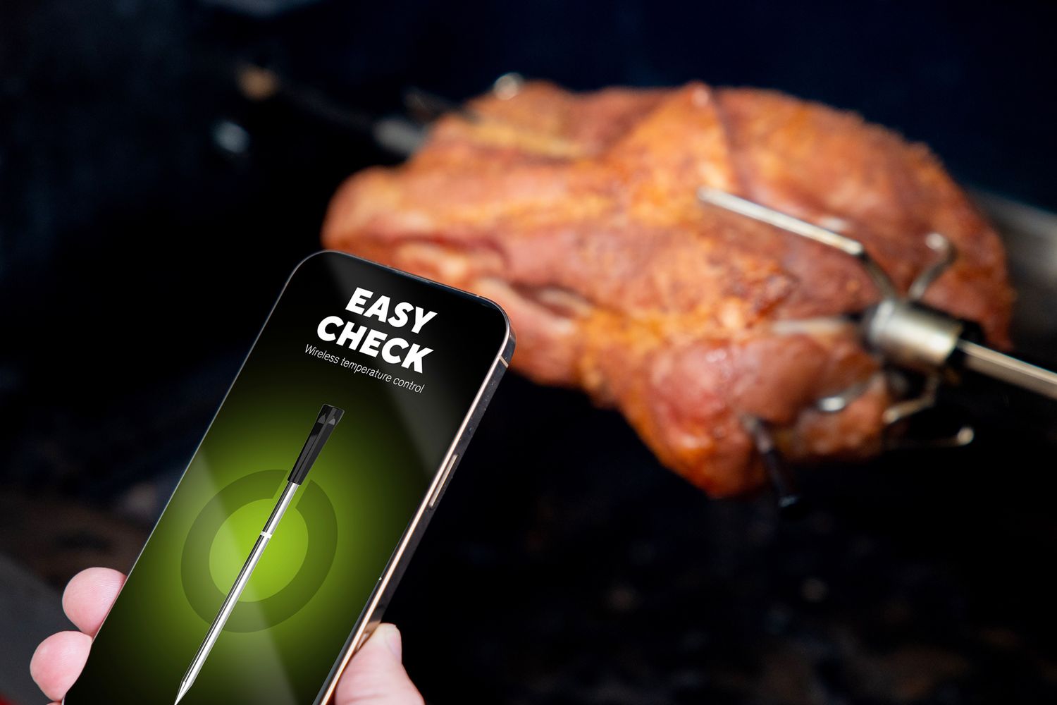 Easy Check Single trådløst Bluetooth steketermometer - Outdoorchef detalj av føler