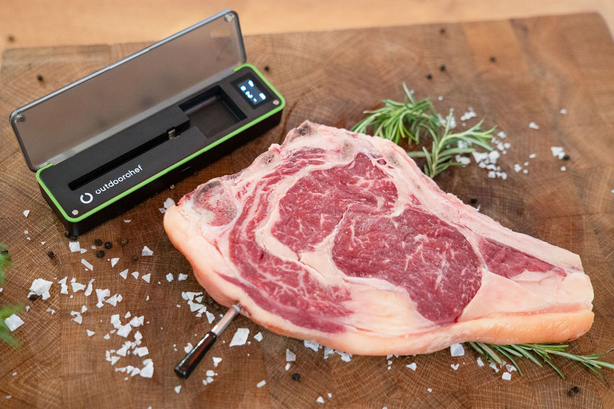 Easy Check Single trådløst Bluetooth steketermometer montert på grill