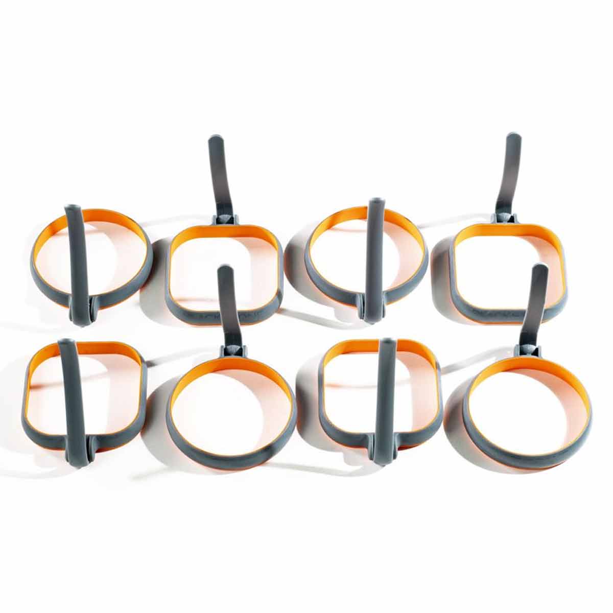 Egg Rings silikon 8 stk for plancha og panne - Blackstone forfra