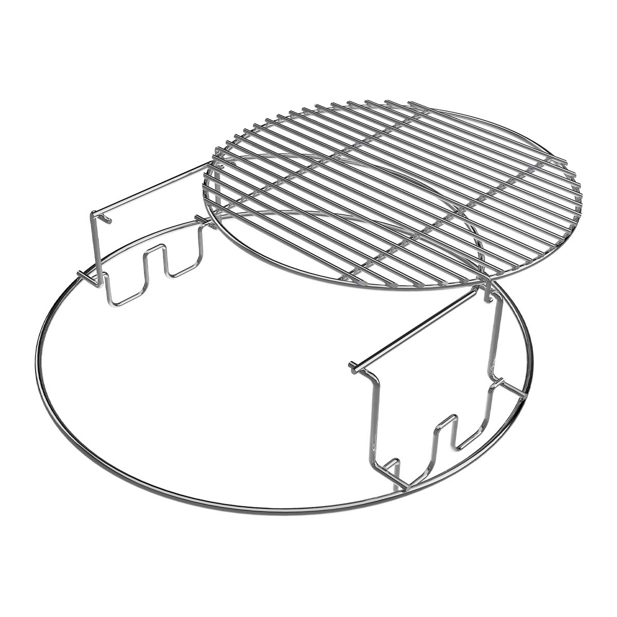 EGGspander-sett 5-delt for Large Big Green Egg bakside