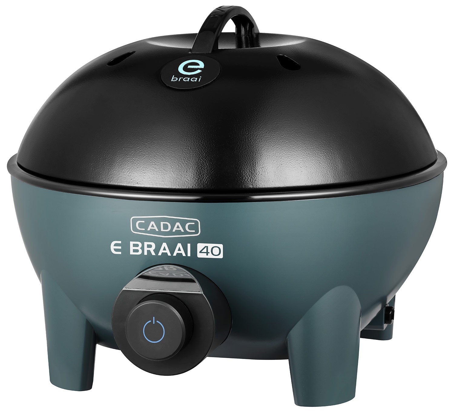Elektrisk bordgrill E-Braai 40 BBQ/Dome Petrol bakside