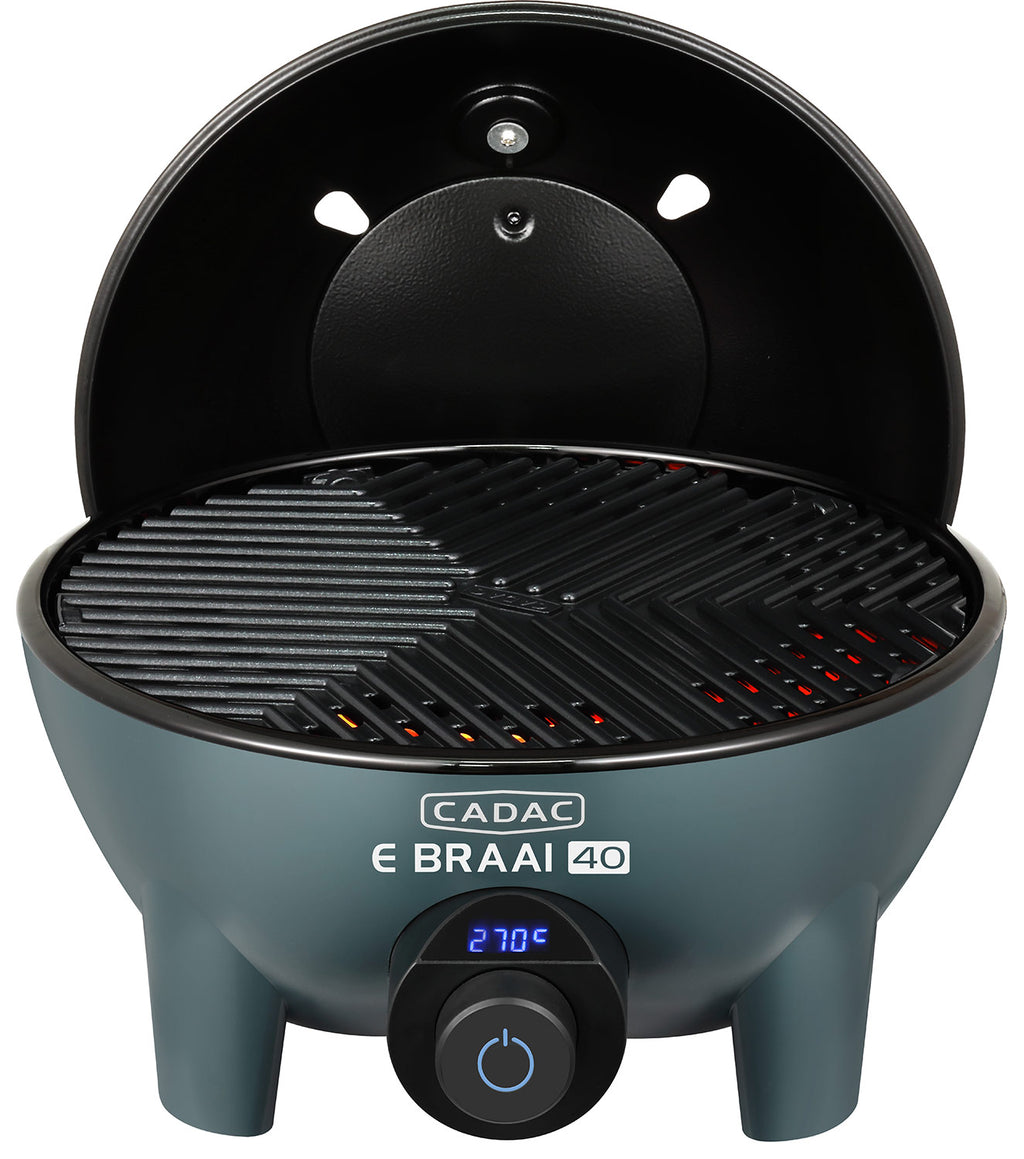 Detalj av grillrist på Elektrisk bordgrill E-Braai 40 BBQ/Dome Petrol