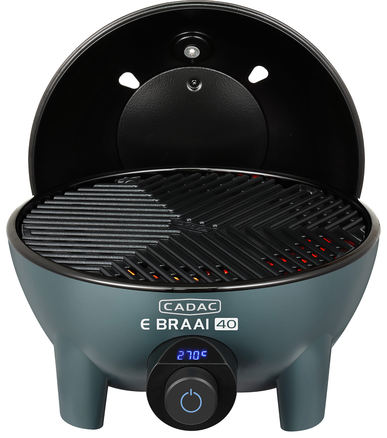 Detalj av grillrist på Elektrisk bordgrill E-Braai 40 BBQ/Dome Petrol