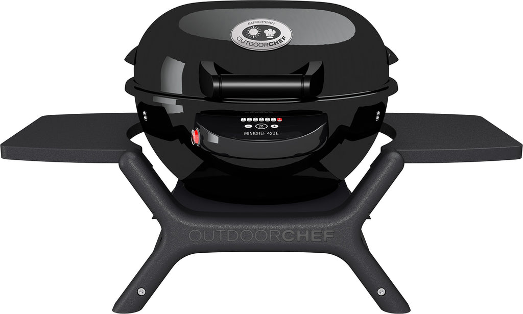 Detalj av grillrist på Elektrisk bordgrill Minichef 420 E med vogn og grilltrekk
