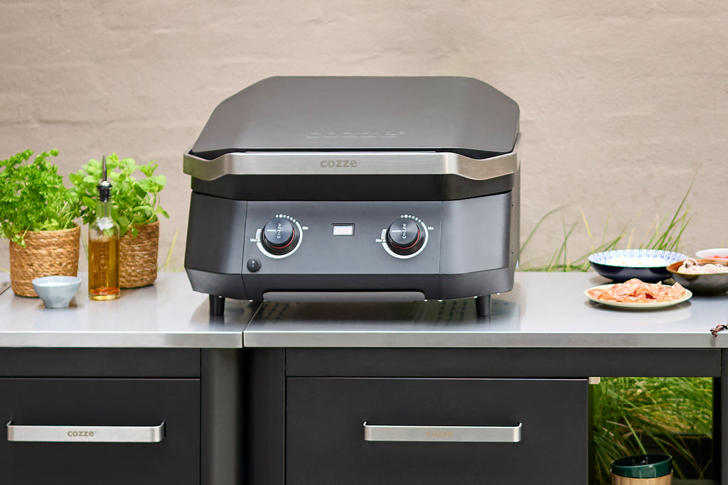 Elektrisk grill E-500 montert på bord
