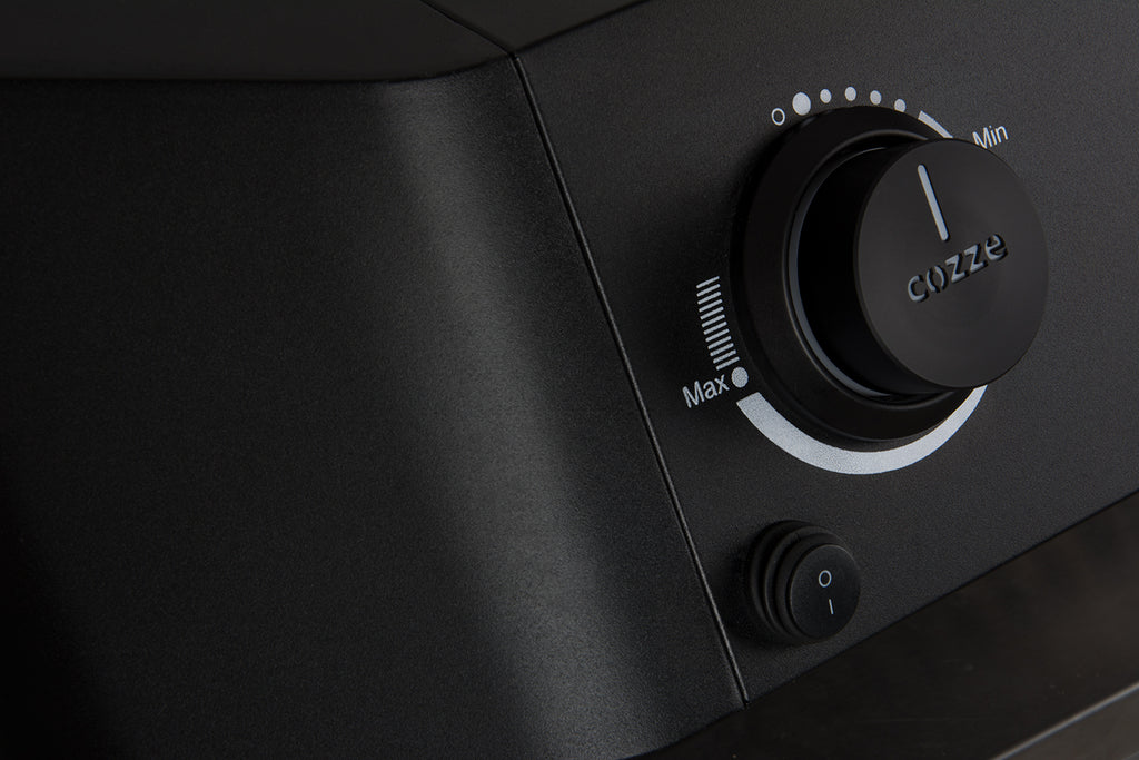 Elektrisk grill E-500 med lokk åpent