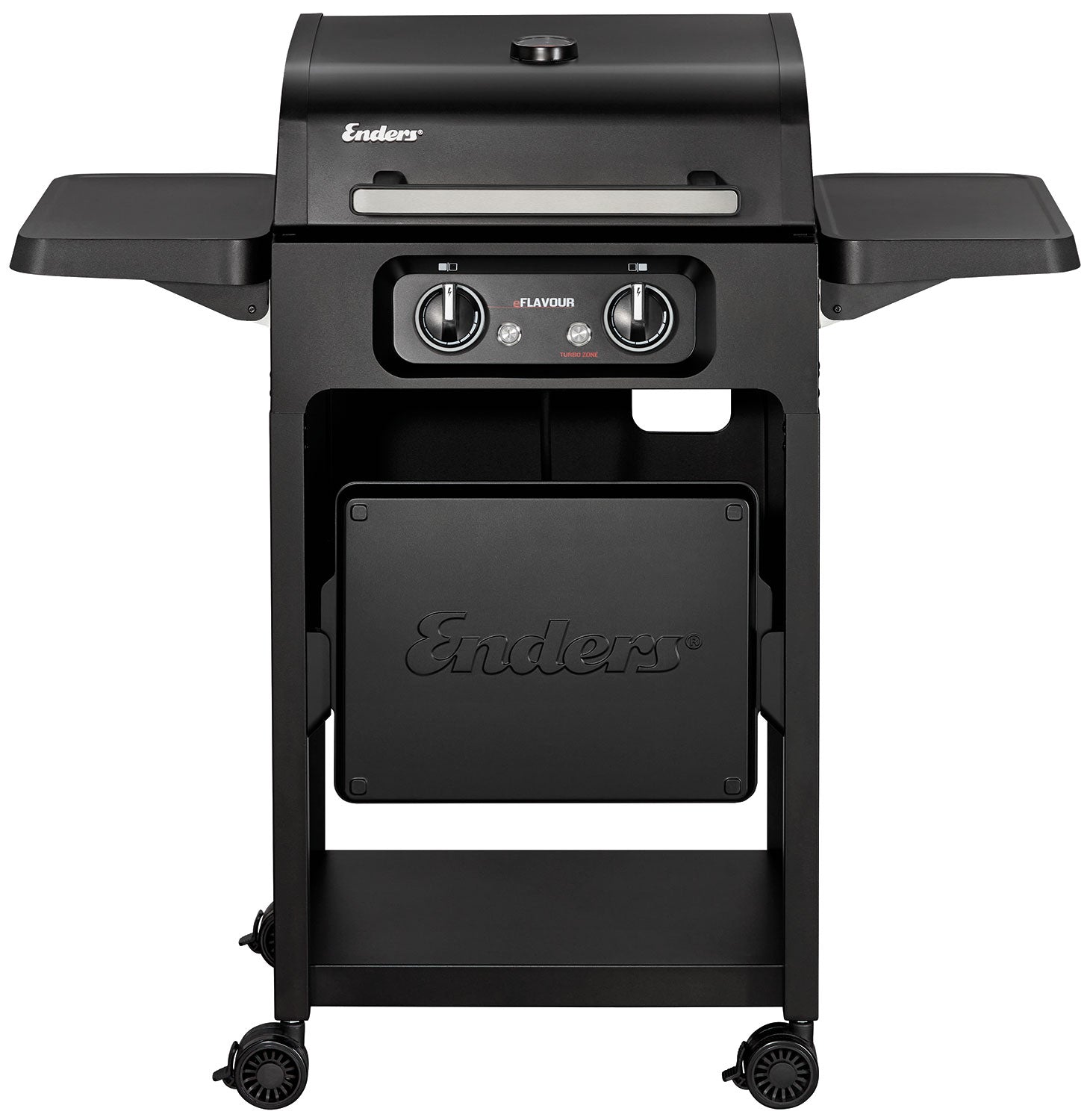 Elektrisk grill eFlavour 2 Turbo 3 elementer støpejernsrist forfra