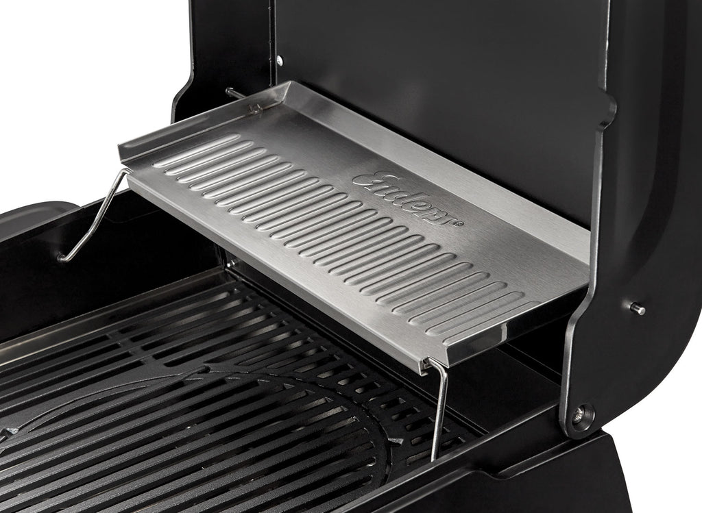 LED-belyste kontrollknapper på Elektrisk grill eFlavour 2 Turbo 3 elementer støpejernsrist