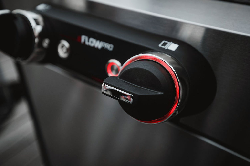 Oversikt over grillflate på Elektrisk grill eFlow Pro 2 Turbo rustfritt stål støpejernsrist