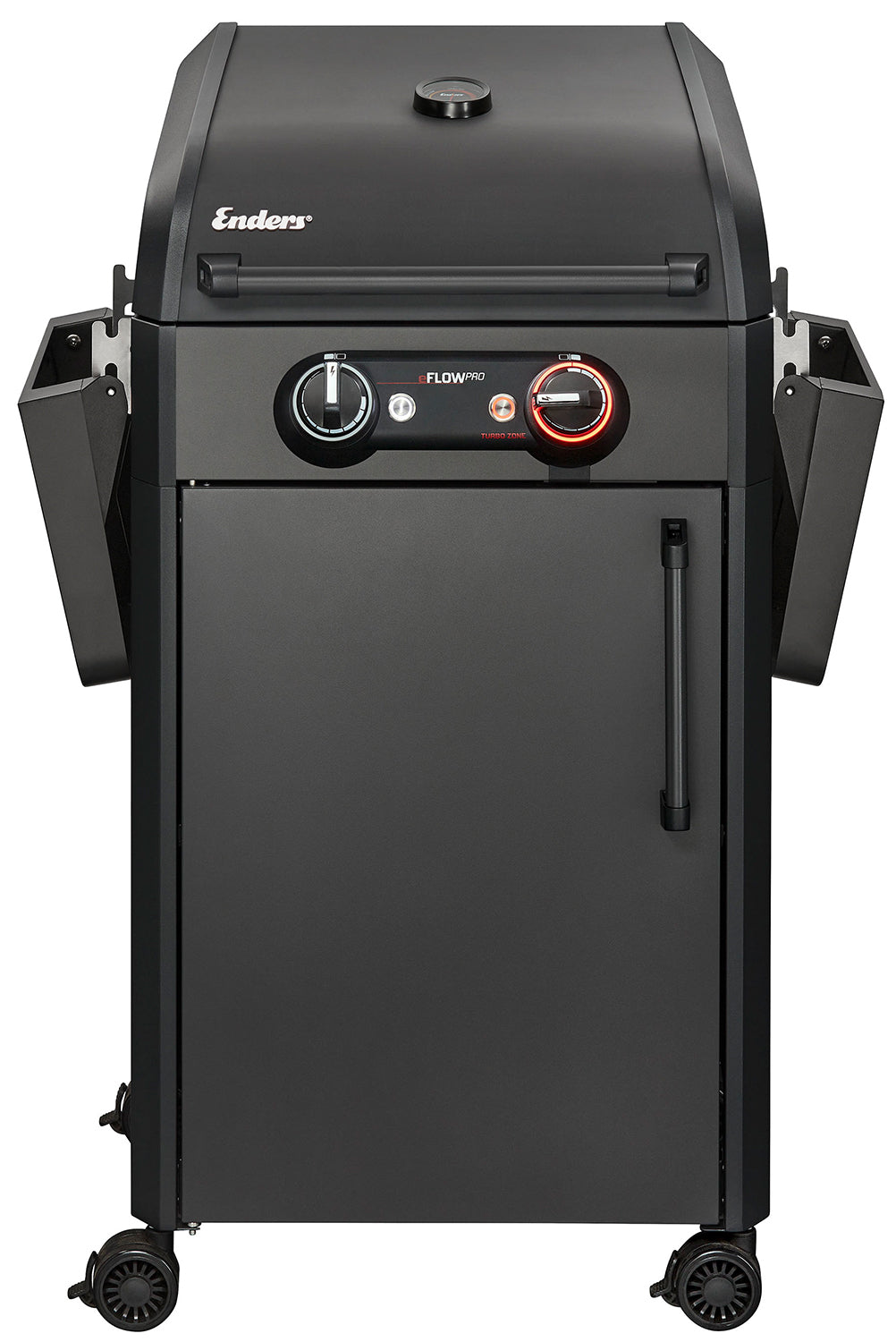 Elektrisk grill eFlow Pro 2 Turbo Shadow støpejernsrist bakside
