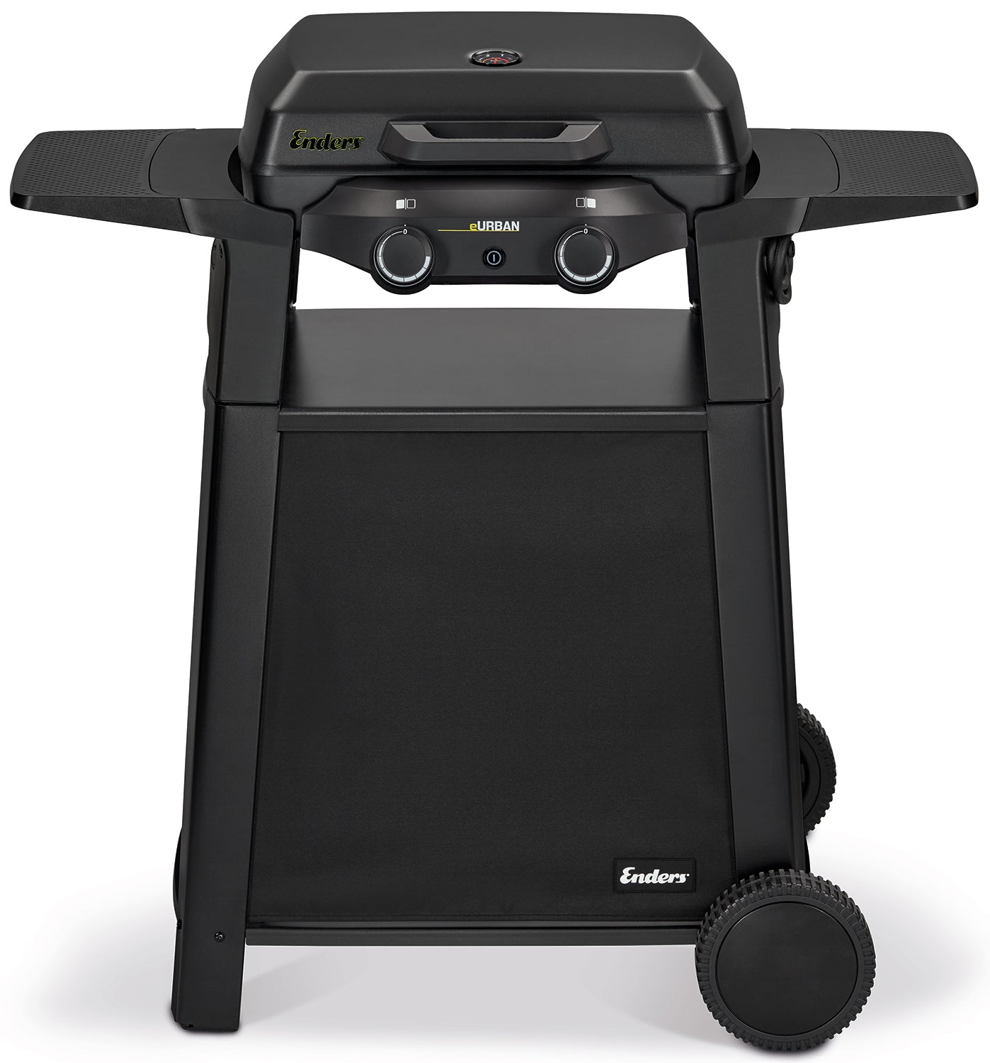 Elektrisk grill eUrban 2 inkl. tralle støpejernsrist forfra