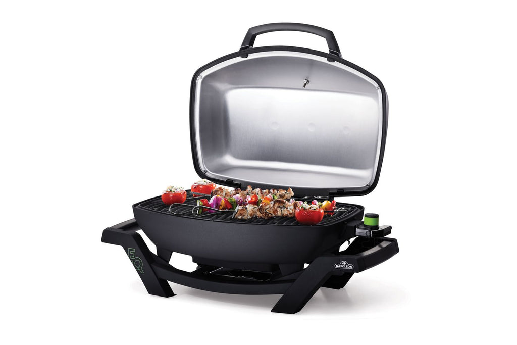 Elektrisk grill TravelQ PRO285E sett med grillplate og varmerist - emballasje
