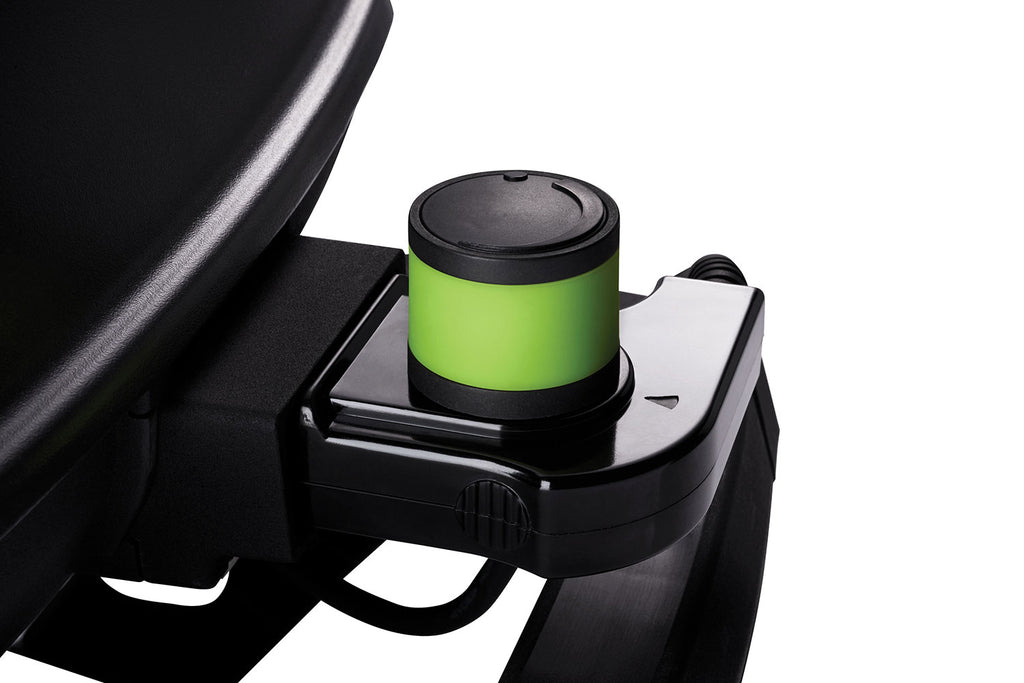 Elektrisk grill TravelQ PRO285EX med sammenleggbar vogn med lokket åpent