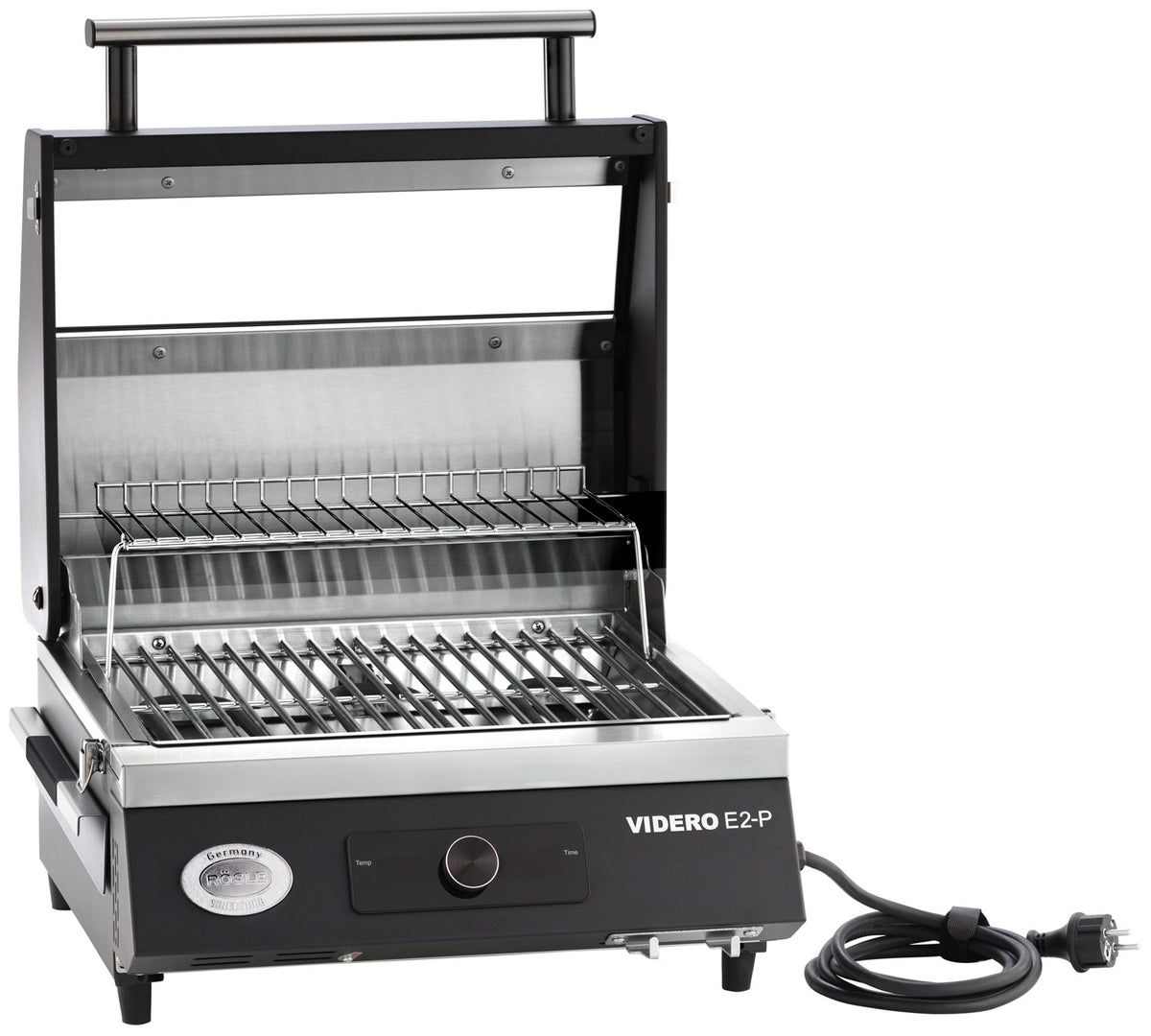 Elektrisk grill Videro E2-P campinggrill 2800W bakside