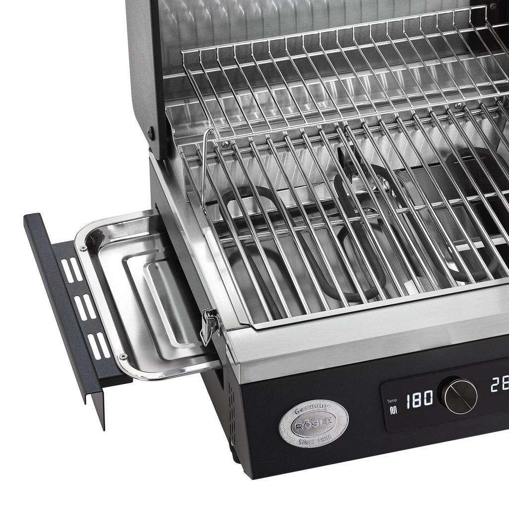 Elektrisk grill Videro E2-P campinggrill 2800W med fettoppsamler