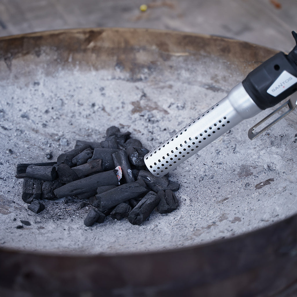 Elektrisk grilltenner med varmluft - SANTOS nærbilde av håndtak