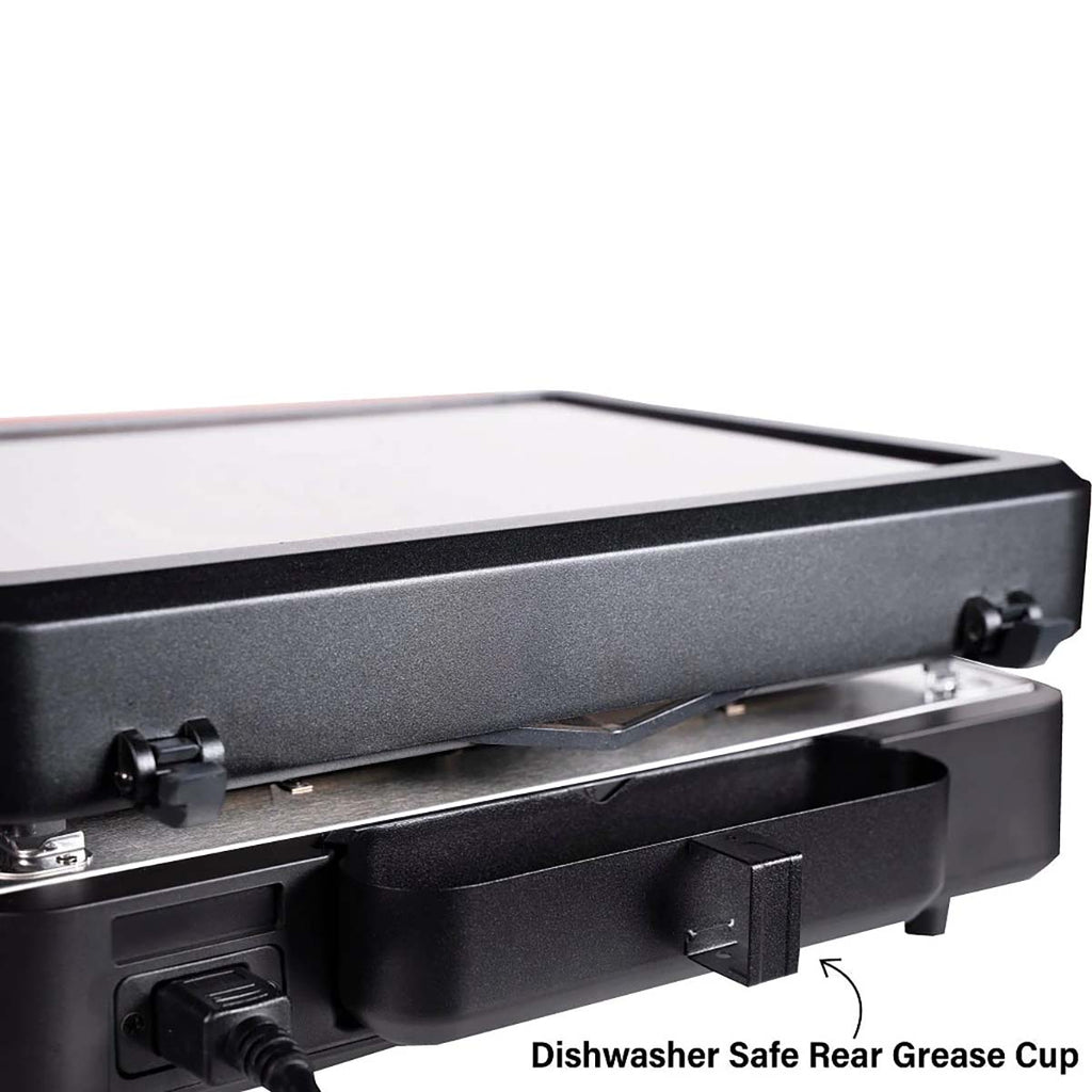 Oppbevaring av Elektrisk plancha 17" med lokk 43 cm bordmodell - Blackstone bordmodell