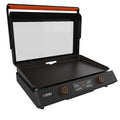 Elektrisk plancha 22" med lokk 57 cm bordmodell - Blackstone forfra