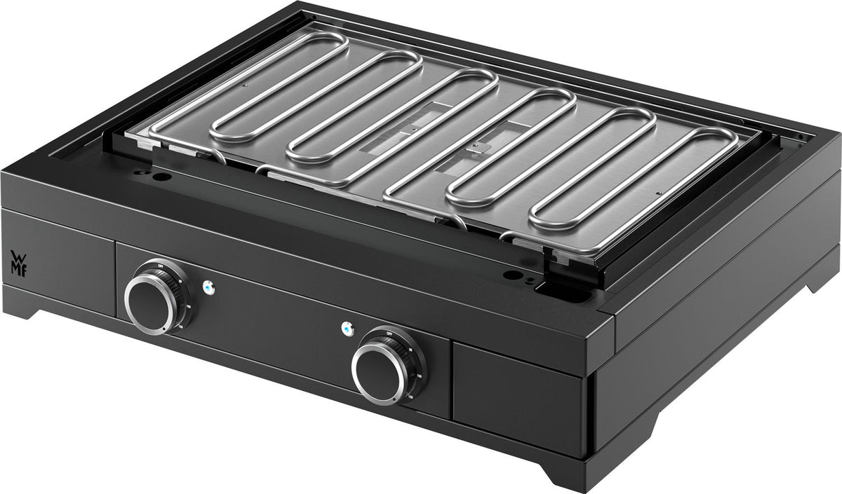 Oversikt av Elektrisk plancha grill Edition One 60 cm støpejern - WMF med tilbehør